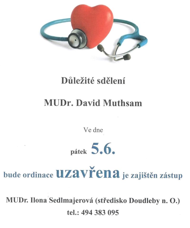Muthsam neordinuje