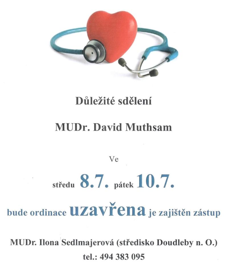 Muthsam neordinuje